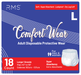 Comfort Wear - Adult Disposable Protective Wear - Large/18ct - RMS PRODUCTS