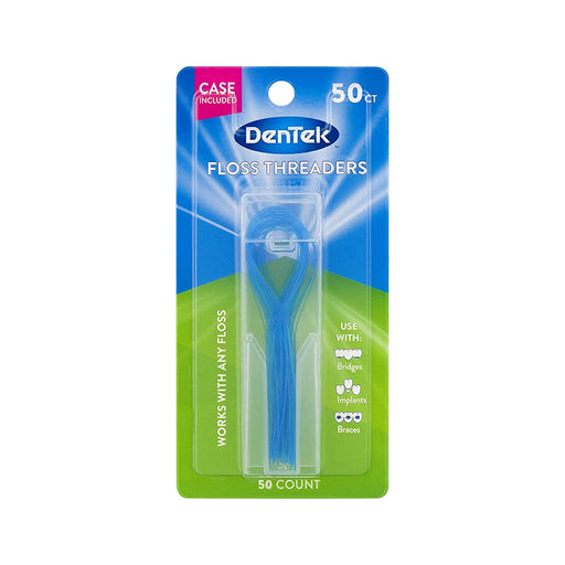 DenTek Floss Threaders, For Braces, Bridges, and Implants, 50 Count - RMS PRODUCTS