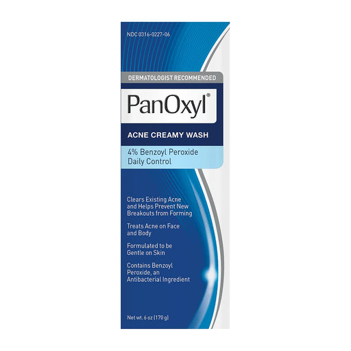 PanOxyl Creamy Acne Wash 4% Benzoyl Peroxide - RMS PRODUCTS