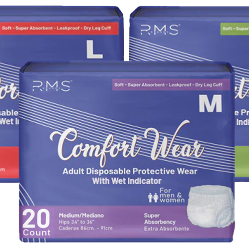 Experience Ultimate Comfort and Care with COMFORT WEAR: Adult Disposable Protective Wear with Wetness Indicator