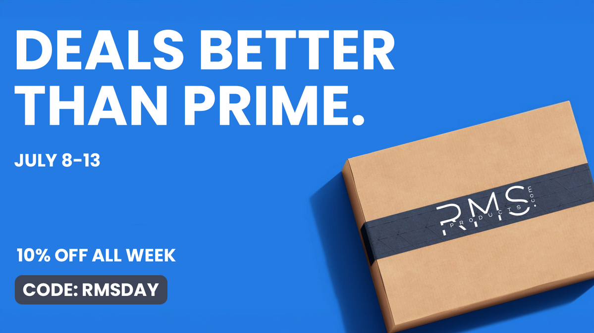 Time Code Day On Rms Celebrate Prime Day Savings with RMS Products – 10% Off Sitewide ...