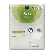 Abena Sanâ€¯4 Premium Bladder Control Pads â€“ Adhesive, Anatomically Shaped (17â€³â€¯Ã—â€¯8â€³, 800â€¯mL Absorbency) - RMS PRODUCTS