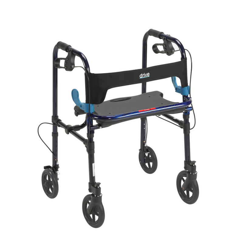 Drive Medical Clever-Lite Walker, Adult, with 8" Casters - RMS PRODUCTS