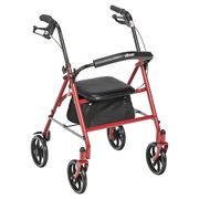 Drive Medical Durable 4 Wheel Rollator with 7.5" Casters - RMS PRODUCTS