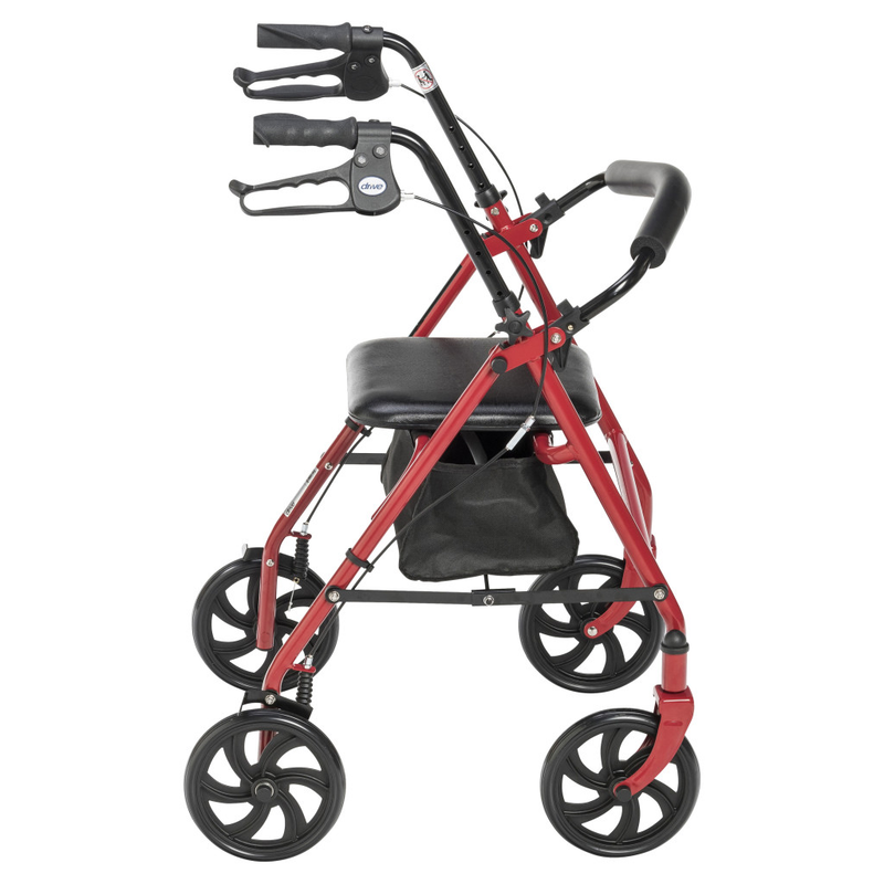 Drive Medical Durable 4 Wheel Rollator with 7.5" Casters - RMS PRODUCTS