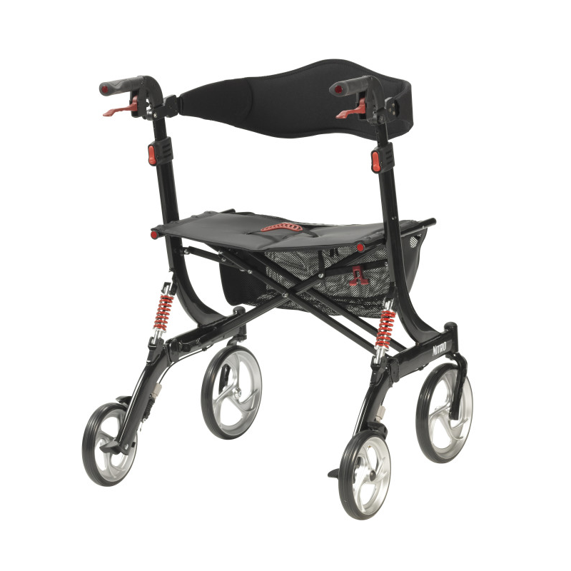 Drive Medical 10266HD-BK Nitro HD Rollator - RMS PRODUCTS