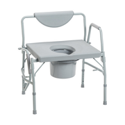 Drive Medical Deluxe Bariatric Drop-Arm Commode – 1000 lb Capacity - RMS PRODUCTS
