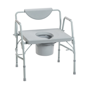 Drive Medical Deluxe Bariatric Drop-Arm Commode – 1000 lb Capacity - RMS PRODUCTS