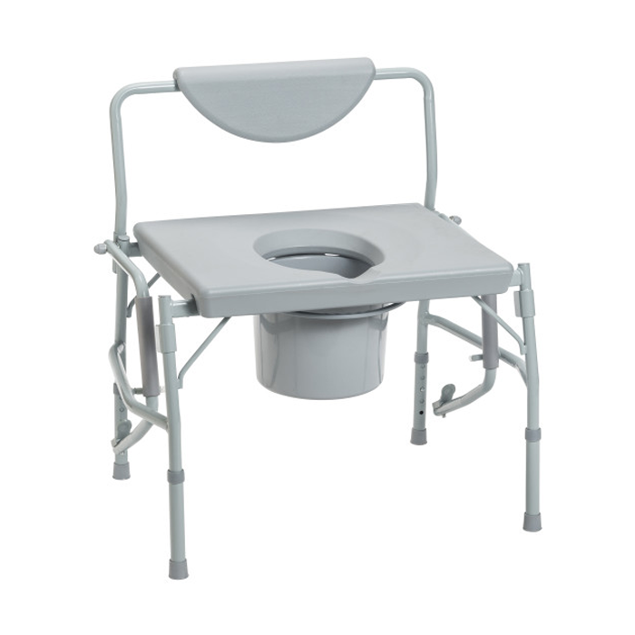 Drive Medical Deluxe Bariatric Drop-Arm Commode – 1000 lb Capacity - RMS PRODUCTS