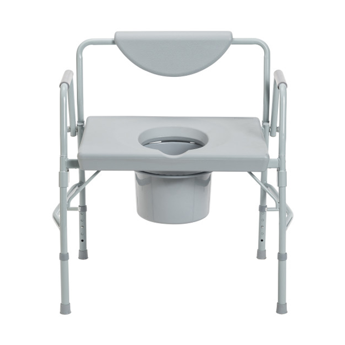 Drive Medical Deluxe Bariatric Drop-Arm Commode – 1000 lb Capacity - RMS PRODUCTS