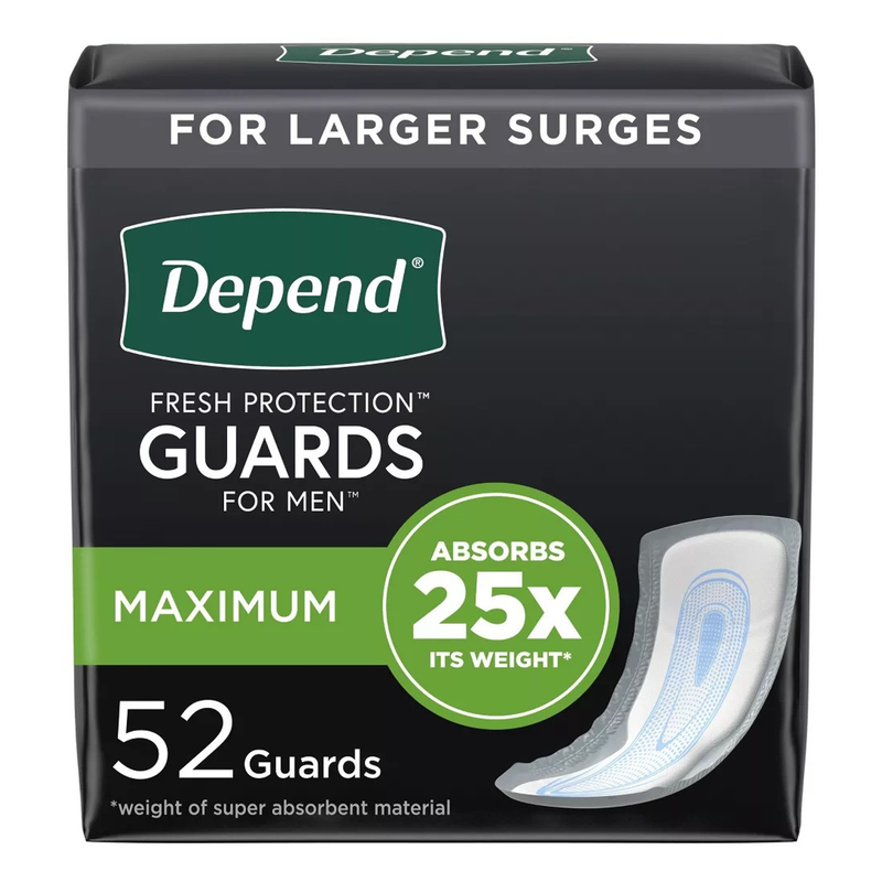 Depend Male Guards, Maximum - RMS PRODUCTS