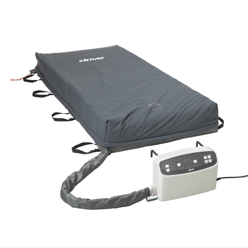 Drive Medical 14029 Med-Aire Plus 8" Alternating Pressure and Low Air Loss Mattress System W/Pump system. - RMS PRODUCTS