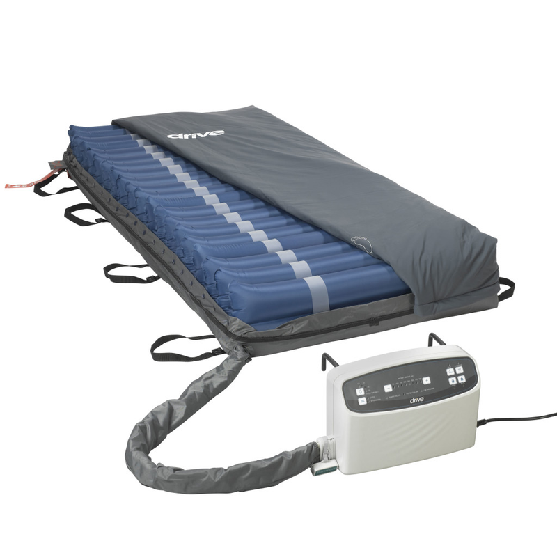 Drive Medical 14029 Med-Aire Plus 8" Alternating Pressure and Low Air Loss Mattress System W/Pump system. - RMS PRODUCTS