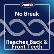 DenTek Complete Clean Easy Reach Floss Picks – 75 Count | No Break, No Shred Floss for Deep Clean Between Teeth - RMS PRODUCTS