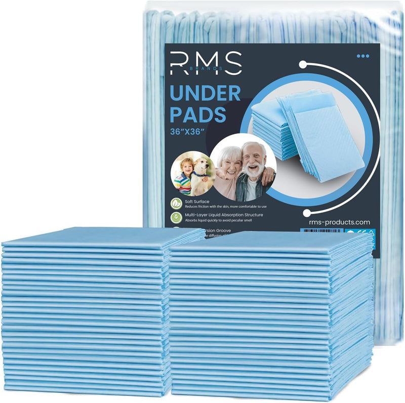 RMS BRANDS Heavy Absorbency 36x36 Underpads - RMS PRODUCTS