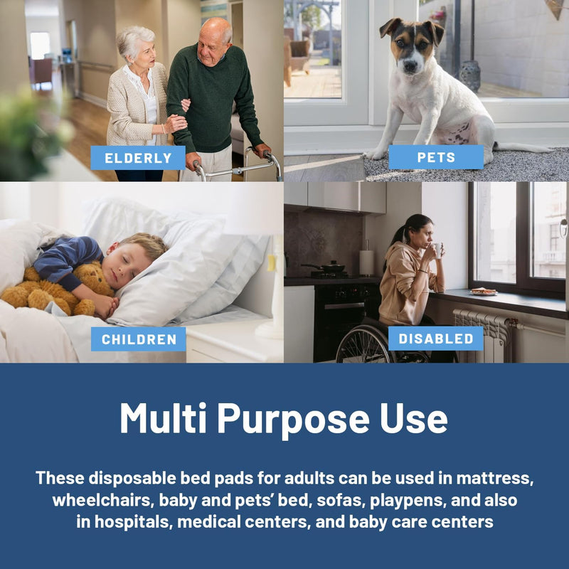 RMS BRANDS Heavy Absorbency 36x36 Underpads - RMS PRODUCTS