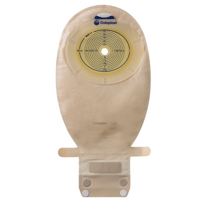 Coloplast SenSura® Xpro One‑Piece Drainable Ostomy Pouch – Flat, Cut-to-Fit (¾″–3″), Maxi 11½″, Transparent, with Filter & EasiClose™ Wide Outlet – Model #15981 (Box of 10) - RMS PRODUCTS