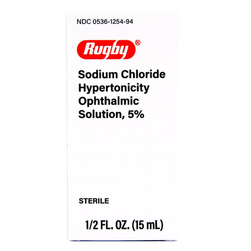 Rugby Sodium Chloride Ophthalmic Eye Drops 5% 15ml - RMS PRODUCTS