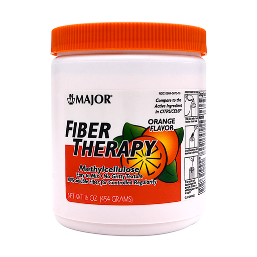 Major Fiber Therapy Powder Methylcellulose Orange Flavor - 16oz | Citrucel - RMS PRODUCTS