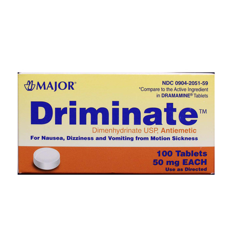 Major Driminate 50 mg - 100 Tablets - RMS PRODUCTS
