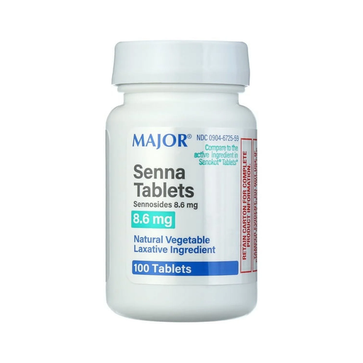 Major Senna-Lax 8.6 mg Senna Tablets, 100ct - RMS PRODUCTS