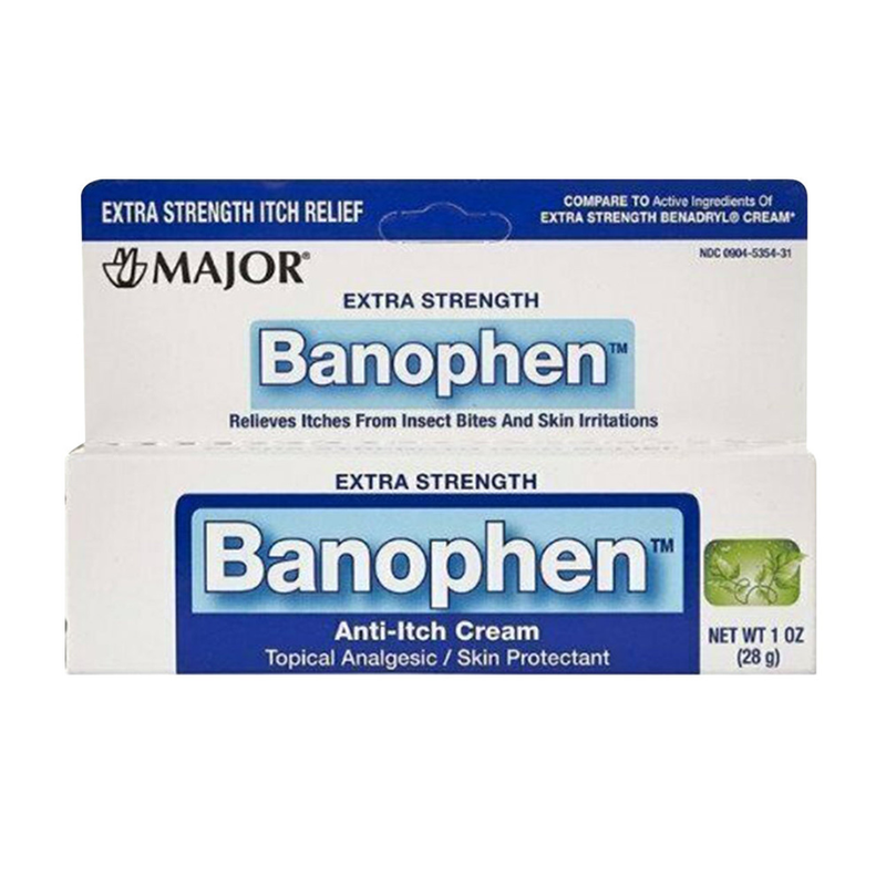 Major Extra Strength Banophen Anti-Itch Cream - 1 oz — RMS PRODUCTS