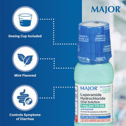 Major Loperamide Hydrochloride Anti-Diarrheal - 4 fl oz - RMS PRODUCTS
