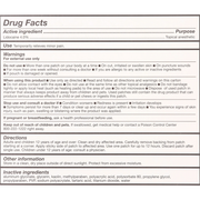 Rugby Maximum Strength Pain Relief Patch 4% Lidocaine - 5 Patches - RMS PRODUCTS