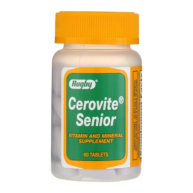 Rugby Cerovite Senior – 60 Tablets - RMS PRODUCTS