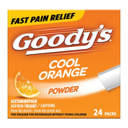 Goody's Extra Strength Headache Powder – Cool Orange Flavor (24 Dissolve Packs) - RMS PRODUCTS