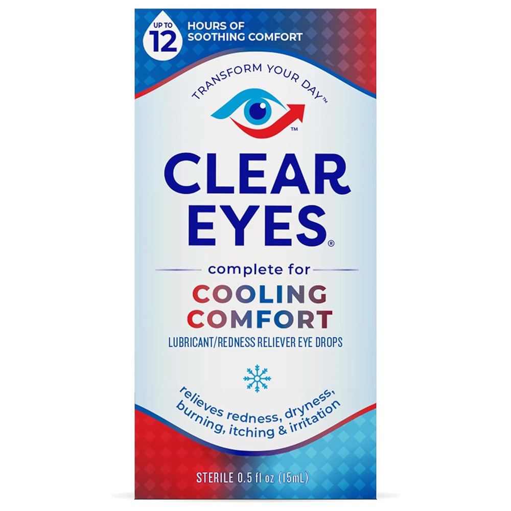Clear Eyes Cooling Comfort Relief Eye Drops – 0.5 fl oz — RMS PRODUCTS