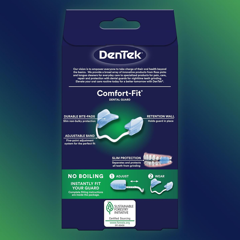 DenTek Comfort-Fit Dental Guard for Nighttime Teeth Grinding – 2 Count - RMS PRODUCTS