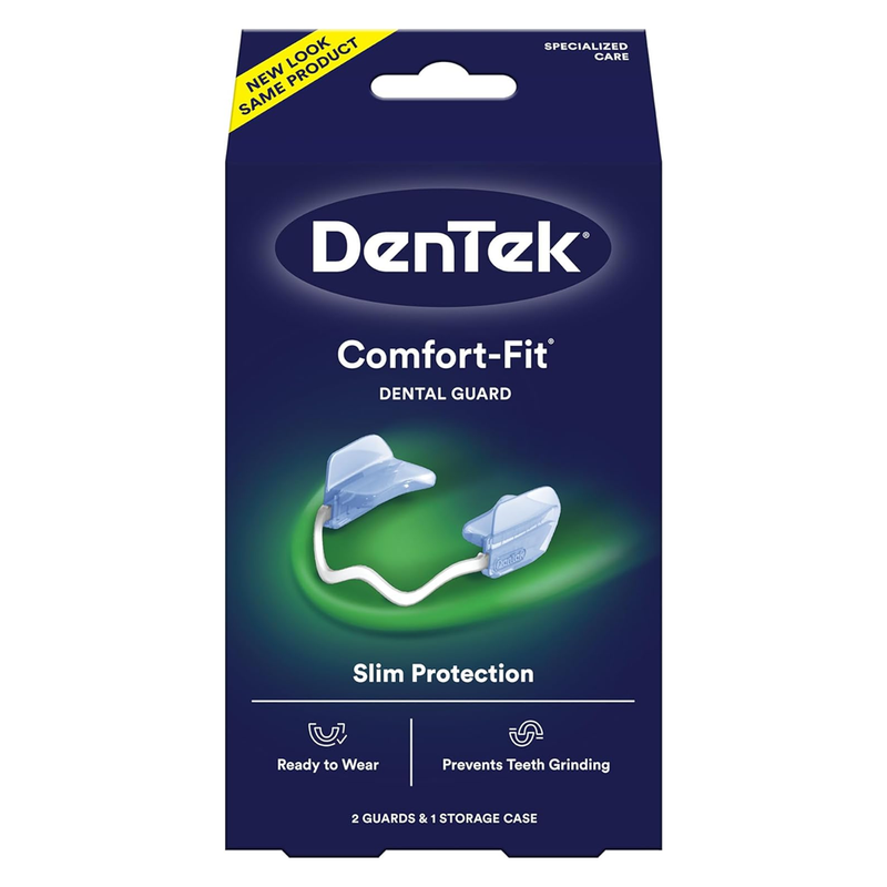 DenTek Comfort-Fit Dental Guard for Nighttime Teeth Grinding – 2 Count - RMS PRODUCTS