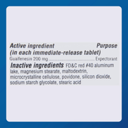 Major Guaifenesin 200 mg – 100 Tablets - RMS PRODUCTS