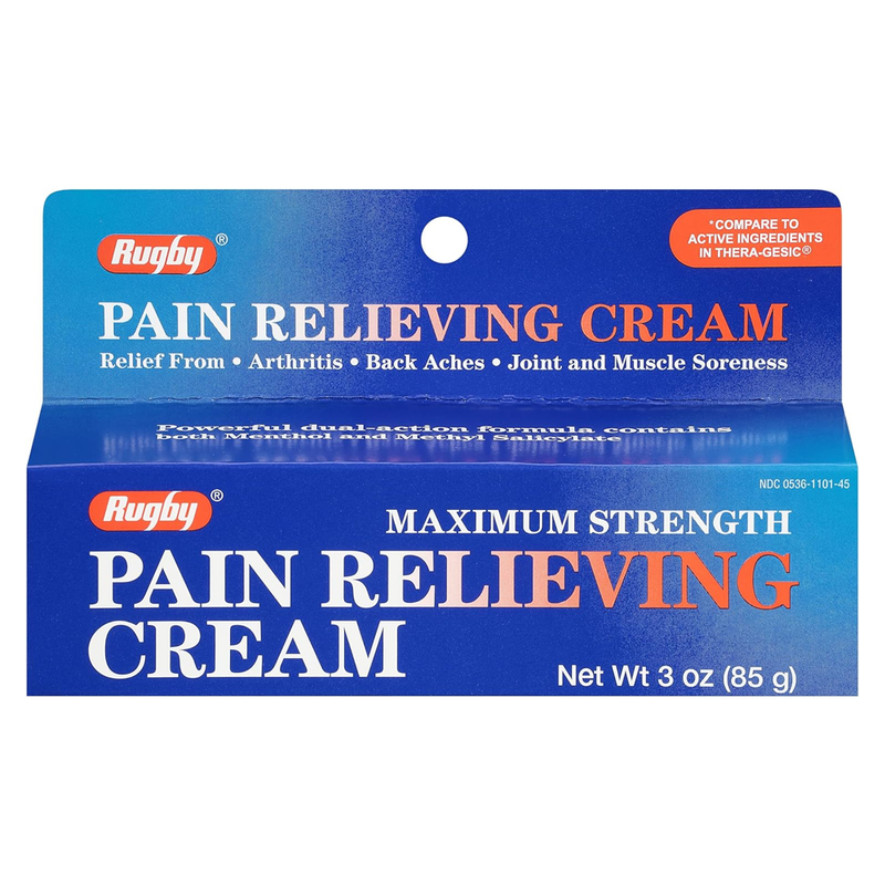 Rugby Maximum Strength Pain Relieving Cream - 3 oz - RMS PRODUCTS