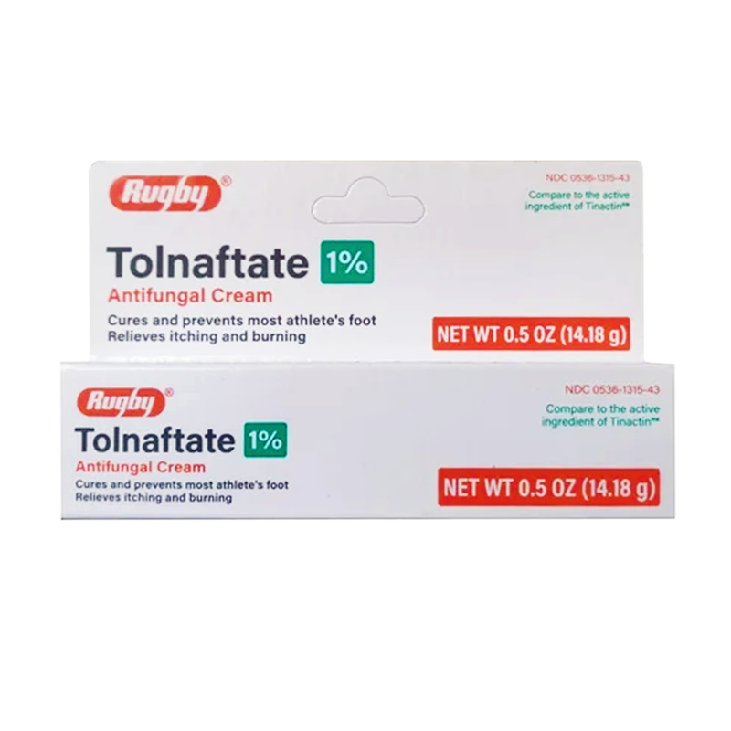 Rugby Antifungal Cream 0.5 oz - Tolnaftate 1% - RMS PRODUCTS