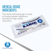 Dynarex DynaLube Lubricating Jelly – Sterile 2.7 g Packets (Box of 144) - RMS PRODUCTS