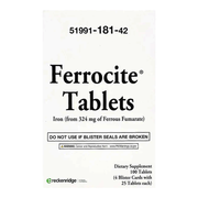 Breckenridge Ferrocite Tablets – 100 Tablets - RMS PRODUCTS