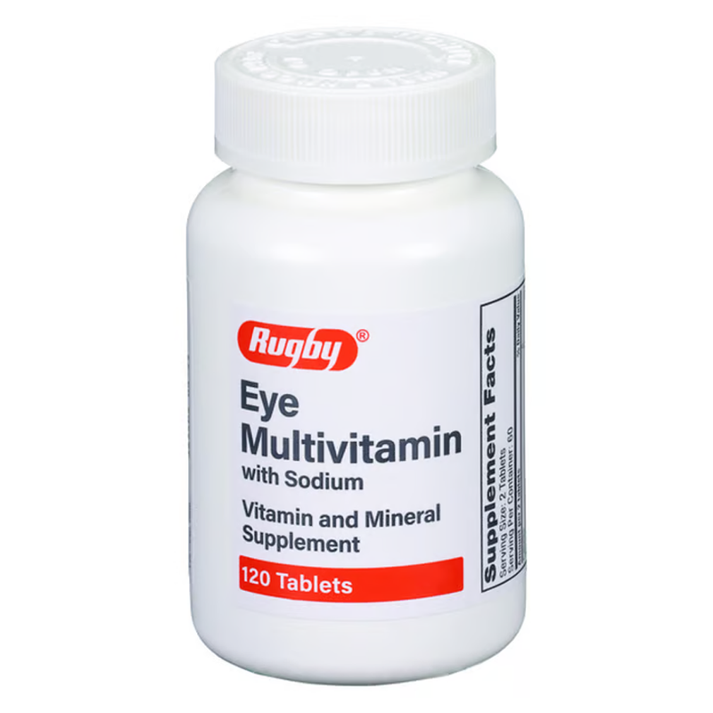 Rugby Eye Multivitamin with Sodium – 120 Tablets - RMS PRODUCTS