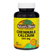 Nature's Blend Chewable Calcium 500 mg - 100 Tablets - RMS PRODUCTS