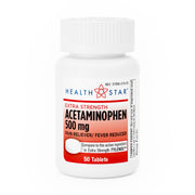 HealthStar Acetaminophen 500 mg – 50 Tablets | Extra‑Strength Pain Relief - RMS PRODUCTS