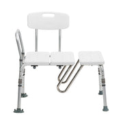 Drive Medical RTL12032KDR Splash Defense™ Transfer Bench with Curtain Guard Protection - RMS PRODUCTS