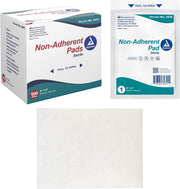 Dynarex Sterile Non‑Adherent Wound Pads – 3″ × 4″, Individually Packaged (Box of 100) - RMS PRODUCTS