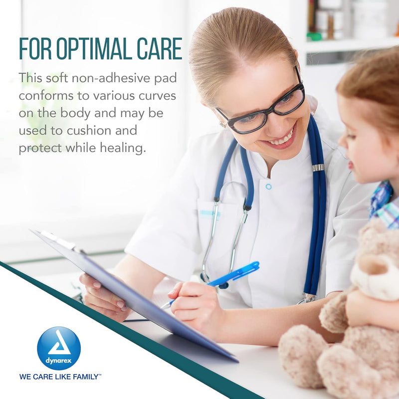 Dynarex Sterile Non‑Adherent Wound Pads – 3″ × 4″, Individually Packaged (Box of 100) - RMS PRODUCTS