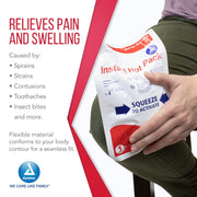 Dynarex Instant Hot Pack – 5″ × 9″ | Single‑Use Heat Therapy, Box of 24 - RMS PRODUCTS