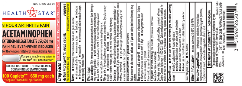 GeriCare Arthritis Pain Relief Acetaminophen 650 mg – 100 Caplets | Long‑Lasting Arthritis & Joint Comfort - RMS PRODUCTS