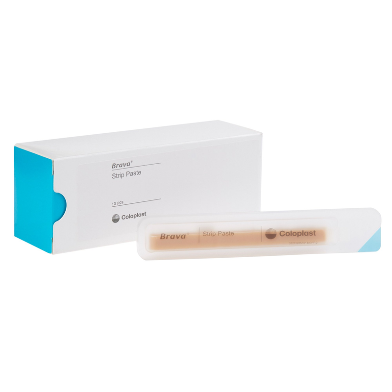 Coloplast BravaÂ® Moldable Strip Paste â€“ 2â€¯oz Strip Paste for Ostomy Barrier Sealing â€“ Model #26555 (Box of 10) - RMS PRODUCTS
