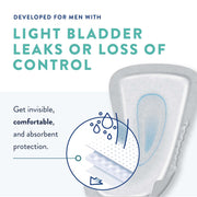Prevail Daily Incontinence Male Guards, Maximum Absorbency, Pack of 14 - RMS PRODUCTS
