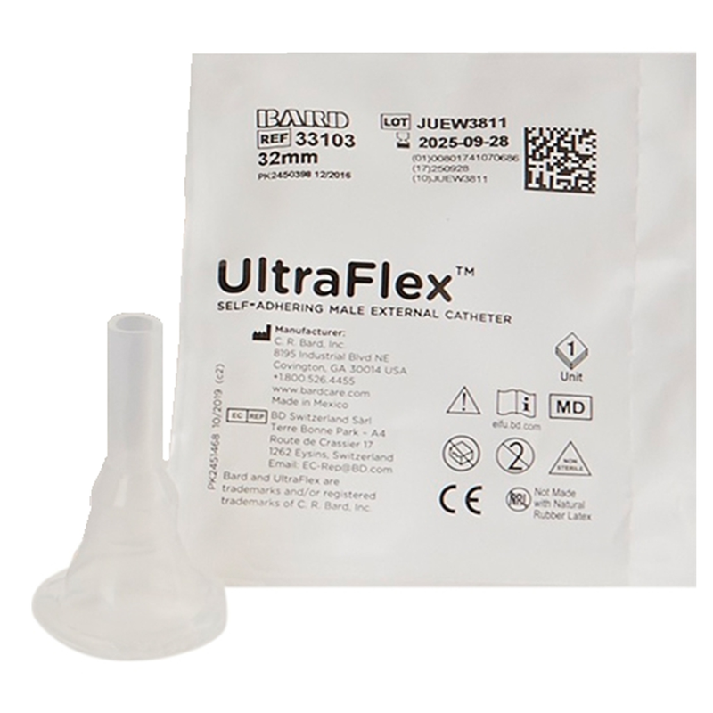 Bard UltraFlex™ Self‑Adhering Male External Catheters – Medium & Intermediate Silicone Sheaths - RMS PRODUCTS