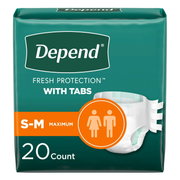 Depend Protection Diapers with Tabs, Maximum - RMS PRODUCTS